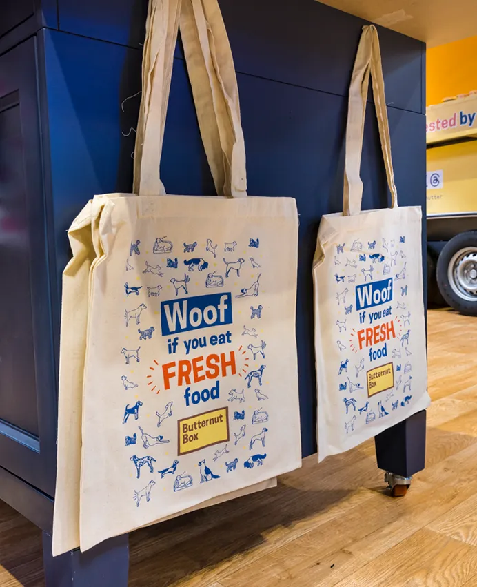 branded notebooks and promotional bags