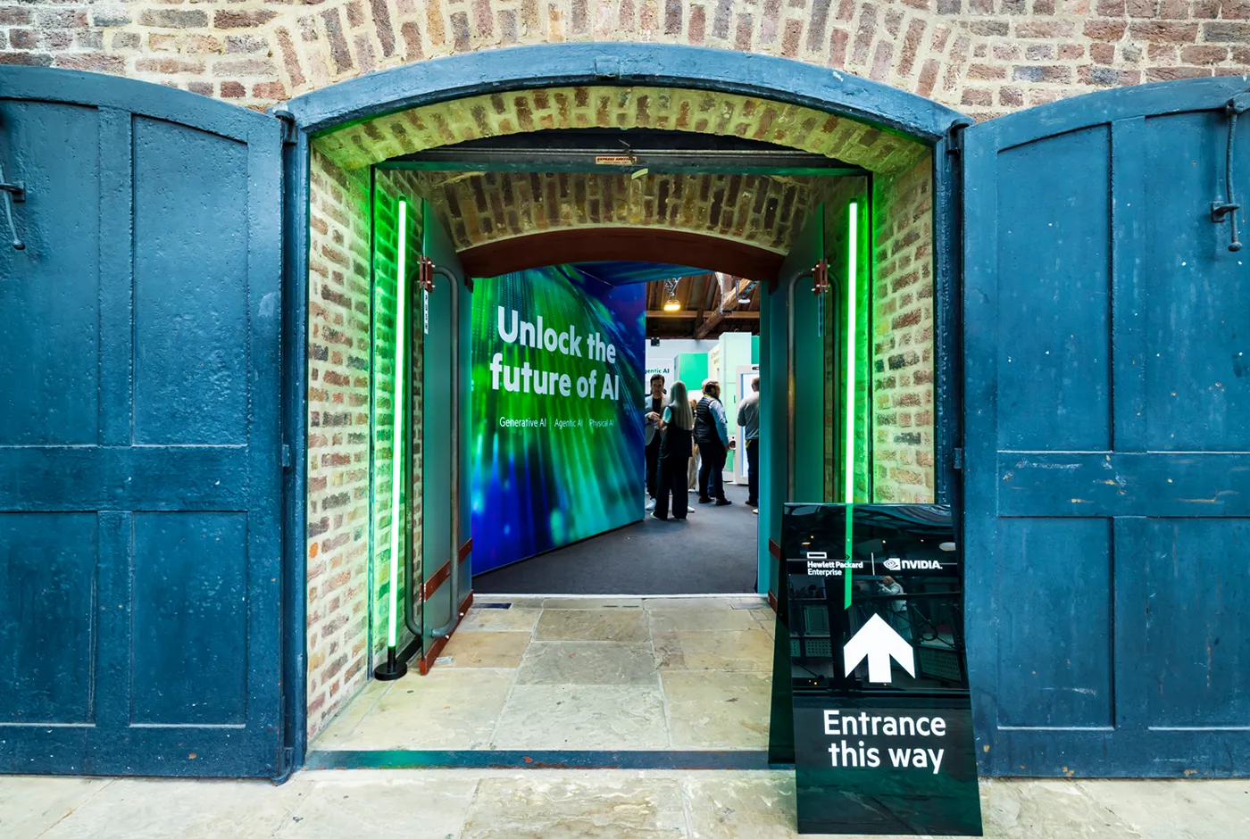 HPE AI Summit London entrance