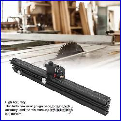 0 To 850mm Long Table Saw Miter Gauge Fence 0 To 70 Degree Woodworking Table Saw