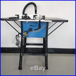 10 Inch Contractor Wood Cutting Table Saws 1500W Circular Fence Table Saws