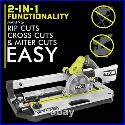 18V Cordless Flooring Saw with Blade Miter Rip Crosscut Portable Tool Only