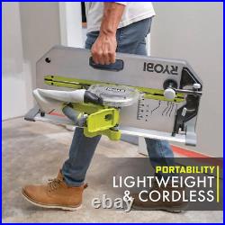 18V Cordless Flooring Saw with Blade Miter Rip Crosscut Portable Tool Only