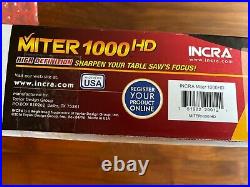 $199 MSRP INCRA Miter 1000HD Precision Miter Gauge Ready