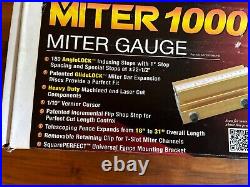 $199 MSRP INCRA Miter 1000HD Precision Miter Gauge Ready