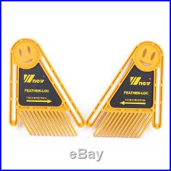 1 Pair Featherboard Double Feather Board For Woodworking Router Table Saw Fences