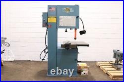 20 Thrt 13 H DoAll 2013-V VERTICAL BAND SAW, Vari-Speed, Tilt Tbl, Rip Fence