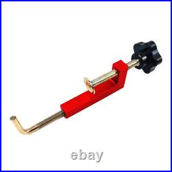 2Pcs Aluminium Alloy Woodworking Fence Clamp for Table Saws Band Saws Red
