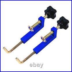 2Pcs Woodworking Fence Clamp for Table Saws Accessories Universal Blue