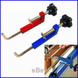 2pcs Set Metal Woodworking Fence G-Type Clamp Fixing Adjustable For Table Saw
