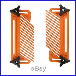 2x Featherboard Double Feather Board Set For Woodworking Router Table Saw Fences