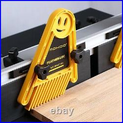 2x Featherboards Spring Loc Board for Table Saws and Router Tables Fence Tool