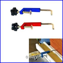2x Set Universal Metal Woodworking Fence G-Type Clamp Adjustable For Table Saw