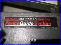 3 Table Saw Fence Guides, 2 Craftsman, 1 Edgewood