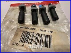 4 Pc NOS VINTAGE DELTA ROCKWELL FENCE RAIL BOLT, SPACER 10 UNISAW Table saw