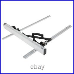 800mm Table Saw Fence Set Black Silver Aluminum Alloy with Fine Adjustment Knob