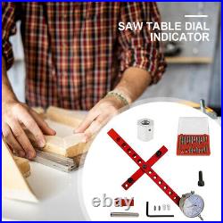 Adjustable Table Saw Alignment Gauge With Dial Indicator Align Saw Blade & Fence