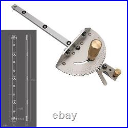 Aluminium Profile Fence Miter Gauge Strengthen WithTrack Stop Table Saw Router