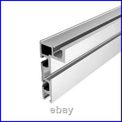 Aluminium Profile Fence Table Saw Guide T-track Router Track Stopper Woodworking