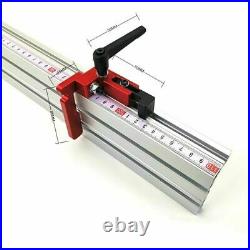 Aluminum Angle Miter Gauge Sawing Assembly Ruler Woodworking Tool 400mm Device