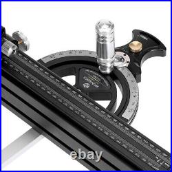 Aluminum Table Saw Precision Miter Gauge System-Track Fence with 70 Angle Stops
