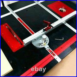 Angle Miter Gauge 400mm Aluminum Fence Sawing Assembly Ruler Woodworking Tools