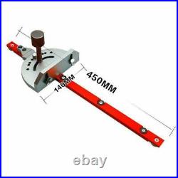 Angle Miter Gauge 400mm Aluminum Fence Sawing Assembly Ruler Woodworking Tools
