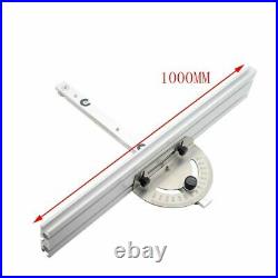 Angle Miter Gauge With Track Stop Limit Profile Fence For Table Saw Router Ruler
