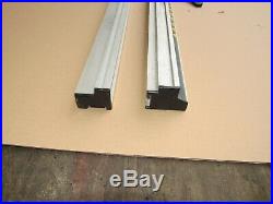 CRAFTSMAN 315. RYOBI 10 TABLE SAW FRONT AND BACK FENCE RAILS WithCLAMPS BT3000