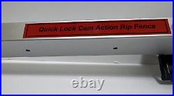 Craftsman 10 137. Series Table Saw Quick Lock Cam Action Rip Fence 137.218040