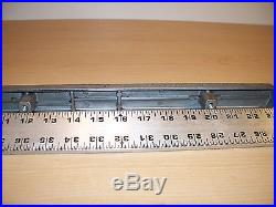 Craftsman 10 Table saw geared/toothed Main table fence rail 113. XXXX series