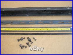 Craftsman 113. XXX 10 Table Saw Twist Lock Rip Fence With Rails & Spreader Rod