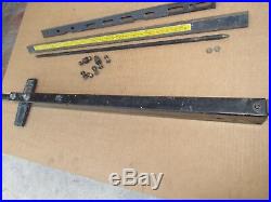 Craftsman 113. XXX 10 Table Saw Twist Lock Rip Fence With Rails & Spreader Rod