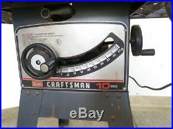 Craftsman 113 series Table Saw Cam Lock Fence