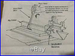 Craftsman Fence Guide System 932371 Table saw Push Shoe 32190 model 720.32371