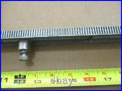 Craftsman Table Saw 6305 Fence Gear Rack from Older Model 113.27610 29731 etc