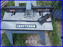 Craftsman Table Saw Aluminum Router Extension Wing Needs U channel