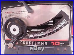 Craftsman Table Saw Cam Lock Fence & Rails Assembly