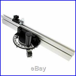 DCT Table Saw Fence And Miter Gauge For With 3/8in X 3/4in Bar Gauge, 18 Inch