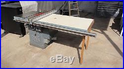 Delta Rockwell Unisaw 10 Table Saw 3 Ph 220 Volts 54 Biesemeyer Fence