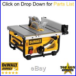 DeWalt Genuine Spare Parts DW745 Table Saw Type 1