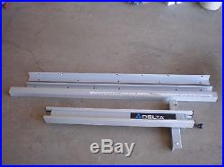 Delta Model 1235958 Biesemeyer Table Saw Fence and Rails Great Condition