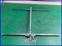 Delta Rockwell Table Saw RIP FENCE SYSTEM for 22 deep tops 11-1/2 hole spacing
