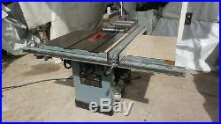 Delta Unisaw Table Saw 10 3 HP 1 Phase Biesemyer Fence Video Working