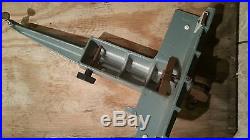 Delta table saw Unifence unisaw fence head, rail, stylus, appears complete