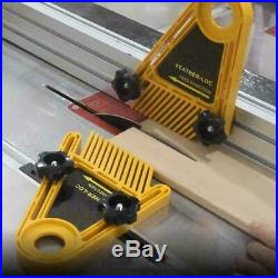 Double Featherboard Table Saw Miter Gauge Fence Woodworking A6S2 Accessory Q4A3