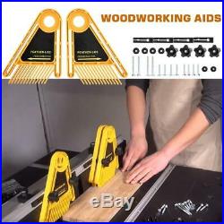 Double Featherboard for Trimmer Router Table Saw Fence Woodworking Tool Set