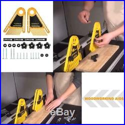 Double Featherboard for Trimmer Router Table Saw Fence Woodworking Tool Set R1BO