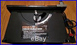 Dremel 580 Hobby Craft Table Saw, Fence, Miter Gage, And Extras
