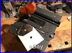 Dremel Model 580-2 Hobbyist 4 Table Saw withFence, Miter Gauge, Guard & Extra-VGC
