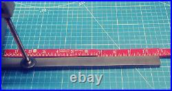 Driver Line Table Saw Miter Gauge Steel Beam & Aluminum Fence with Hold Down